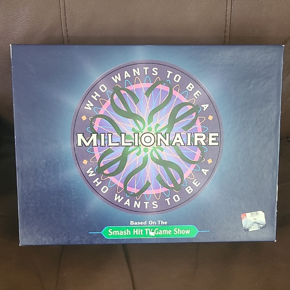 Adult Who Wants to Be a Millionaire Card Game - Blue